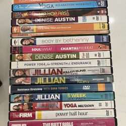 Workout and yoga videos