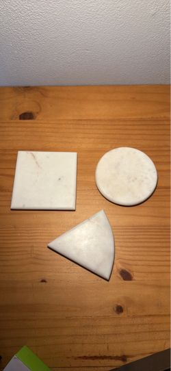 Marble Cheese Display platters (set of 3)