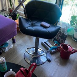 Black Bar Stool 