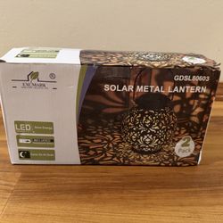 Solar Metal Lantern 