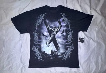 Darc Sport x Marvel Wolverine Crucifix Oversized Tee Black Mens Large NWT Wolves