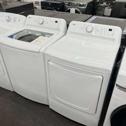  LG 4.5 Cu. Ft. Top Load Washer & 7.3 Cu. Ft. Vented Electric Dryer 