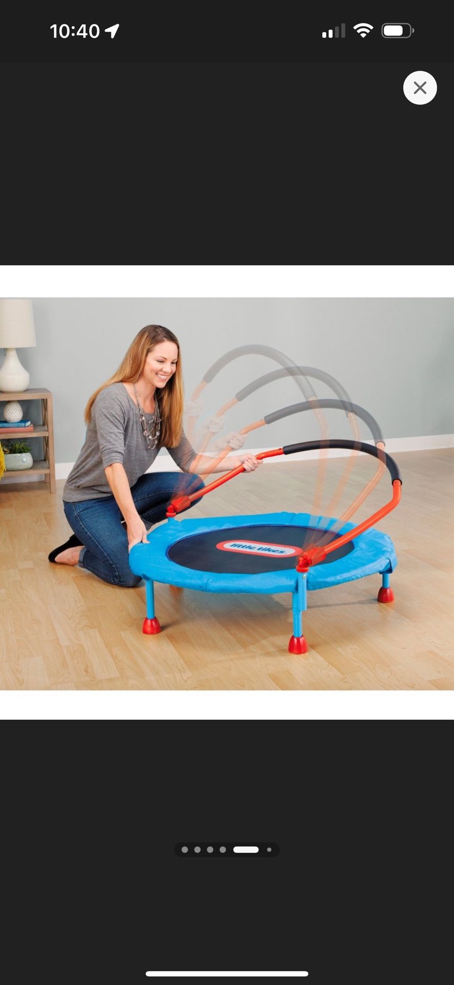 Kids Indoor Outdoor Little Tikes jump, jumping trampoline