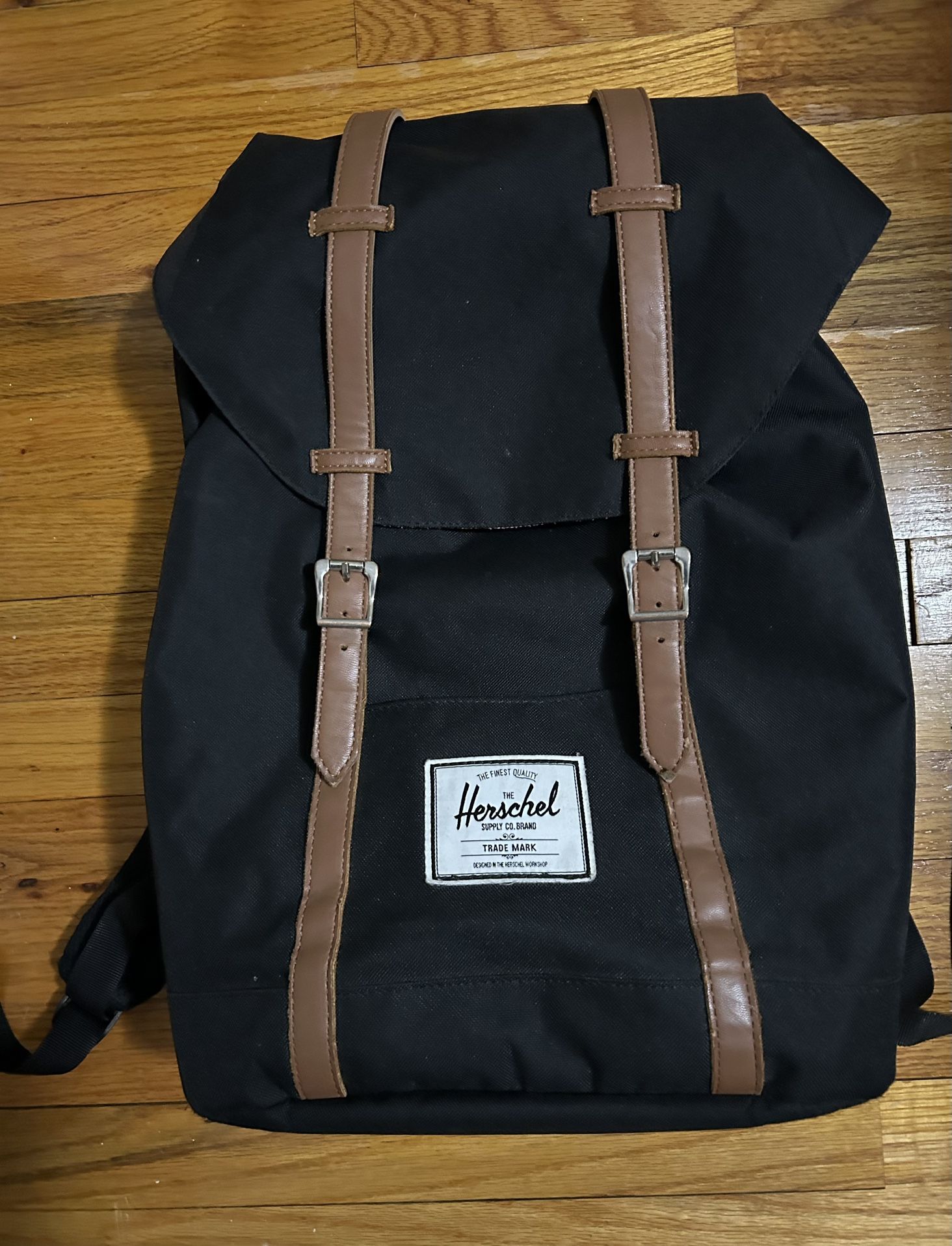 Herschel Supply Co. - Retreat Canvas Laptop Backpack - Black 