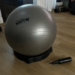 Exercise Ball With Stand And Pump