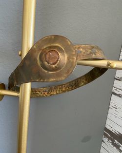 Women’s vintage brass belt