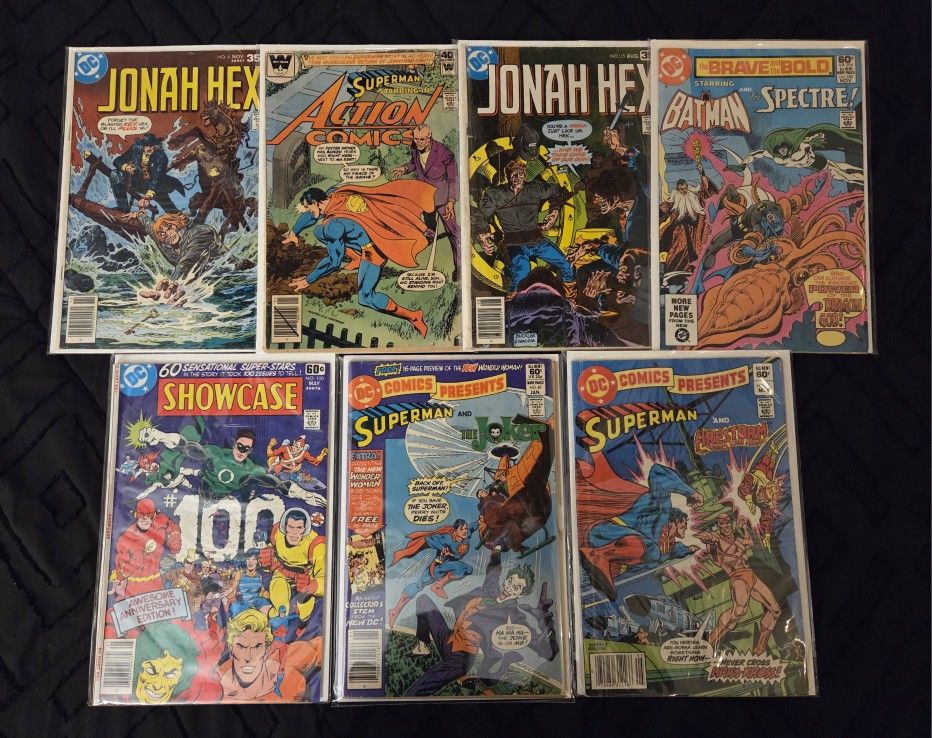 Bronze Age Comic Book lot of 7! DC. Vintage. Keys. Mixed lot. Superman.