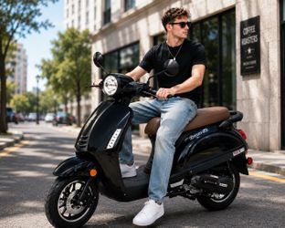 Street Legal Gas Motorscooter 50CC