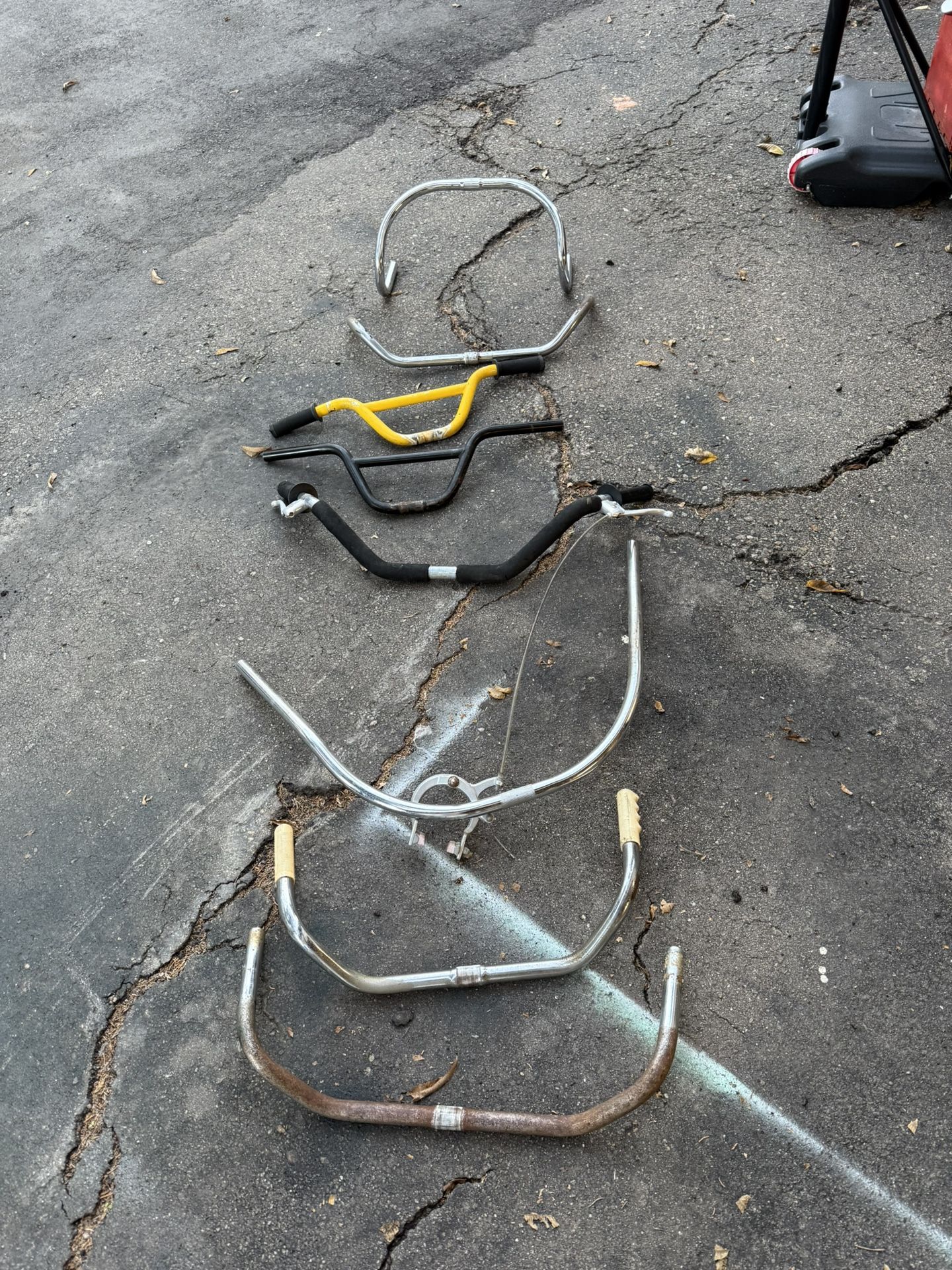 Bike Parts : Handle Bars , Seats , Fenders , Cranks , And Wheels