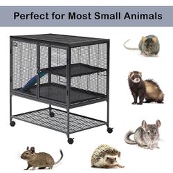 small animal / pet cage on wheels