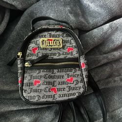 Black Juicy Mini Backpack 