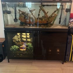 Fish Tank 55 Galloons,no Pumps No Stand Included 