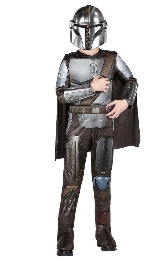 Star Wars: The Mandalorian Halloween Costume Jumpsuit with Mask M