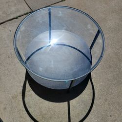 Glass Top Side Table 