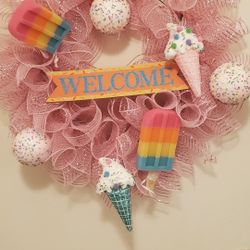 ICE CREAM HANDMADE WREATH 