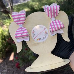Circus Theme Hair Bows For Girls
