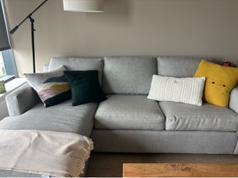 Crate and Barrel, Barrett Lounger with reversible chaise