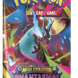 Pokémon Mega Evolution Phantasmal Fames Booster Pack
