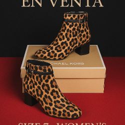 Michael Korts  Leopard Boots