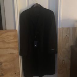 New Men’s Nautica Long Wool Coat