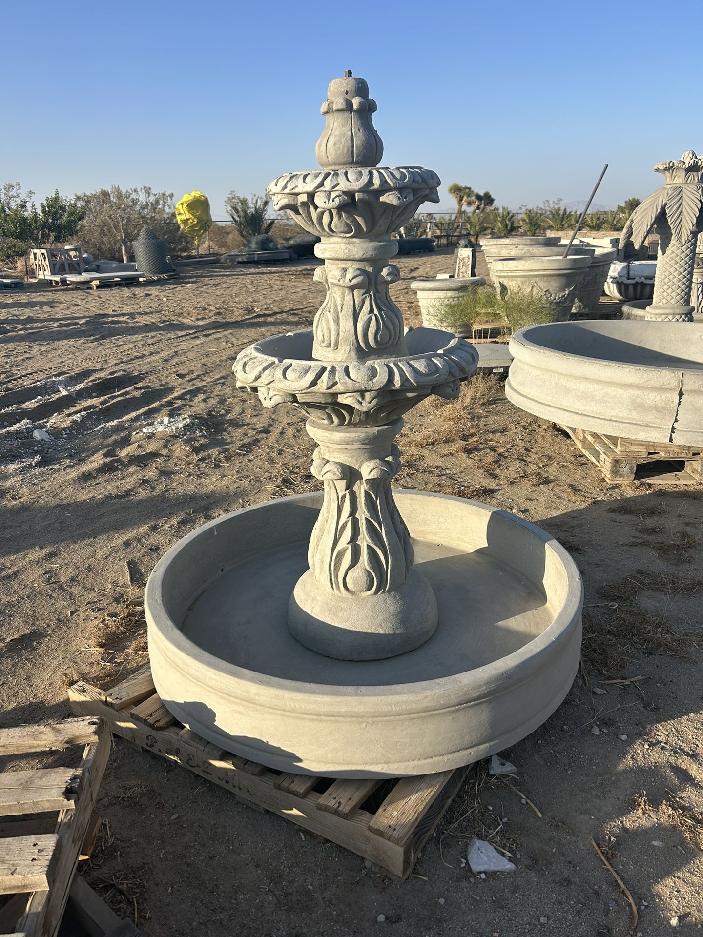 New Fountain Made Out Of Cement