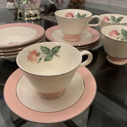 Vintage Lifetime China Co. Semi-Vitreous Pink