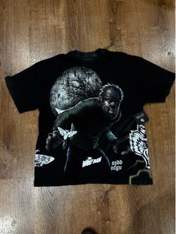 Darc Sport Black and white Monster Energy Wolf Tee size Large