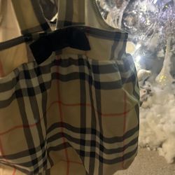 Burberry Swim Suit For Baby Girl  And Brand New Polo Dress 6 Months 