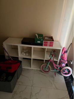 Tv stand with cubbies