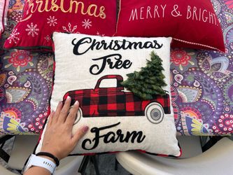 Christmas Tree Farm Decorative Throw Pillow