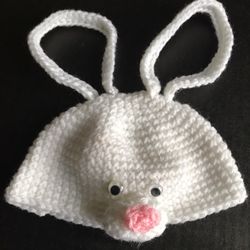 Crotcheted Bunny Hat