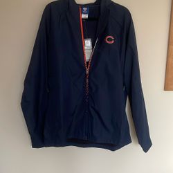 Chicago Bears Reebok NFL ONFIELD Hooded Full Zip - L