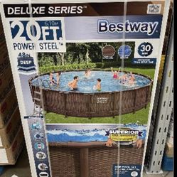 Best way pool 20x48, new in box 