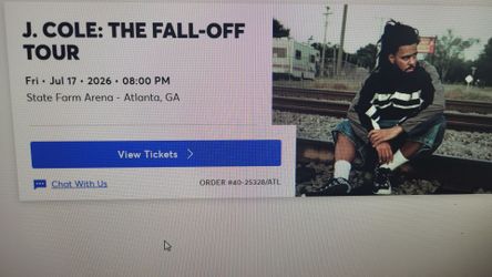 J. Cole: THE FALL-OFF TOUR Atlanta, July 17, 2026, State Farm Arena