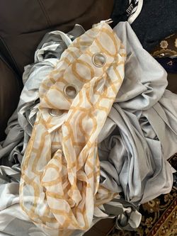 A lot of curtains