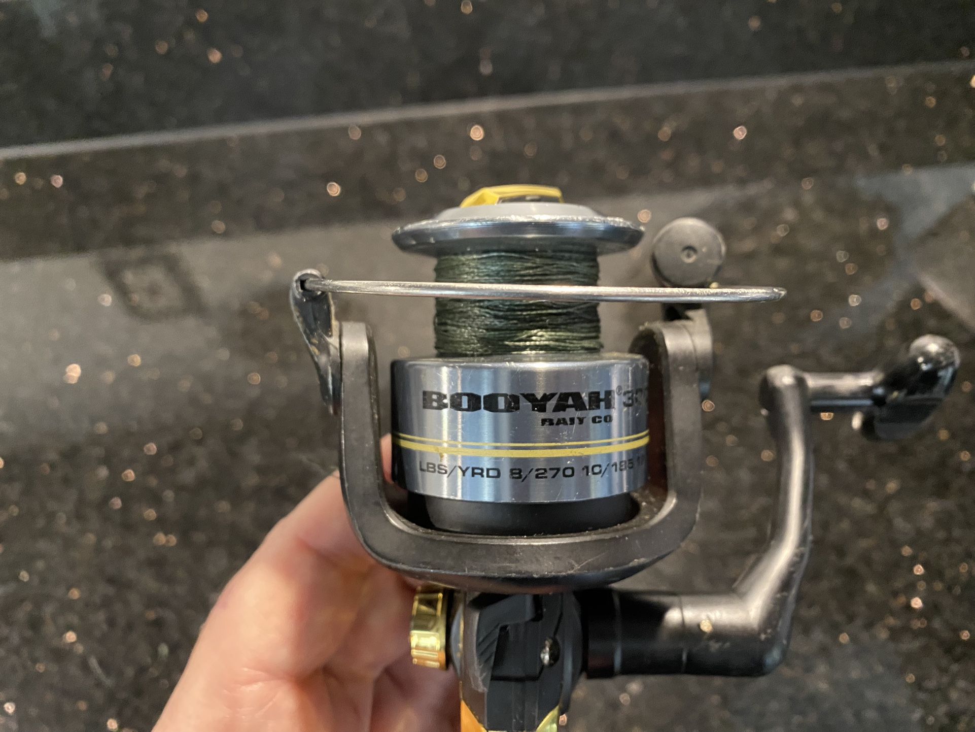Booyah Bait Co. Spinning Reel Lbs/Yrd 8/270 10/185 12/120