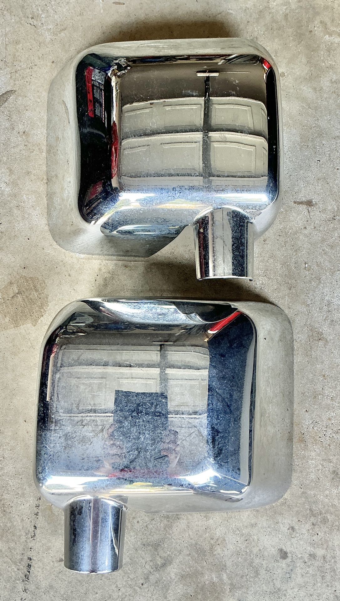Jeep Wrangler JK 2007-2018 Chrome Car Rearview Mirror Decor Cover