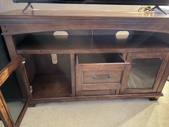 Wooden TV media center