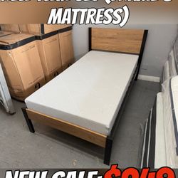 NEW TWIN SET(FRAME & MATTRESS)