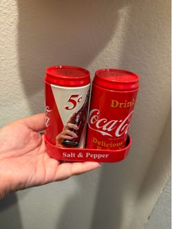 Coca Cola salt and pepper