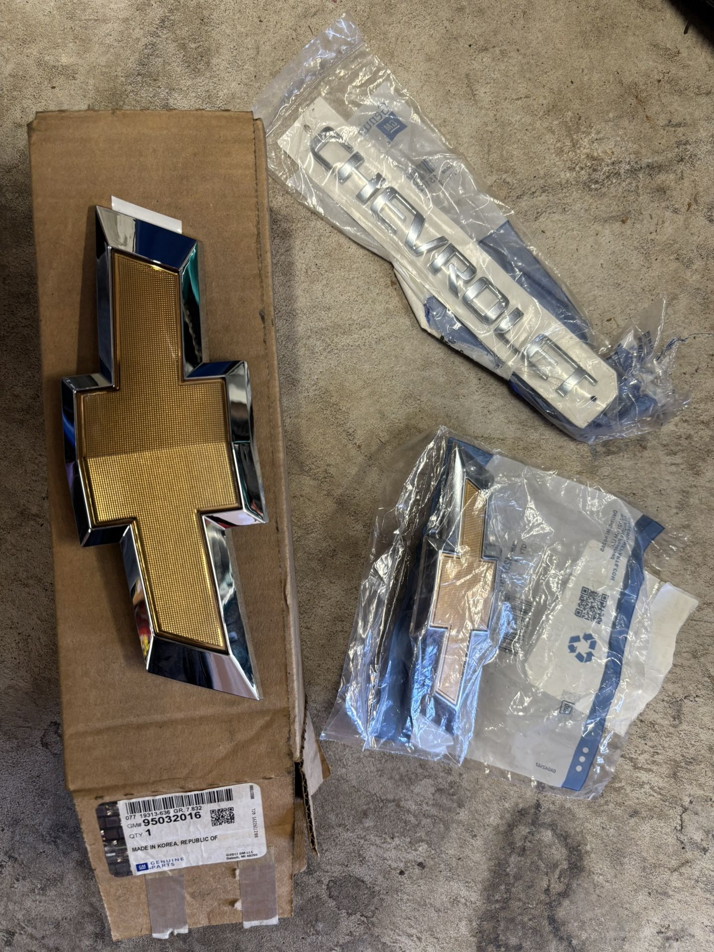 Brand new OEM GM emblems name plates $50 for all 3