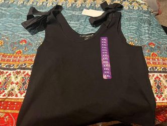 Plus Size Bow Tank Top