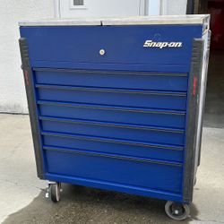 Snap-on 40" Sliding Lid -  Stainless Lid Shop Cart (Midnight Blue) 