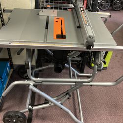 RIDGID Corded 10” Rolling Table Saw $420