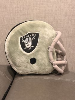 Las Vegas Raiders NFL Helmet Plush Pillow