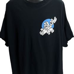 Super Mario and Luigi High Five Tee 3XL | Black Nintendo T-Shirt Retro Gaming