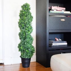 48 in. Artificial  Spiral tree set of 2