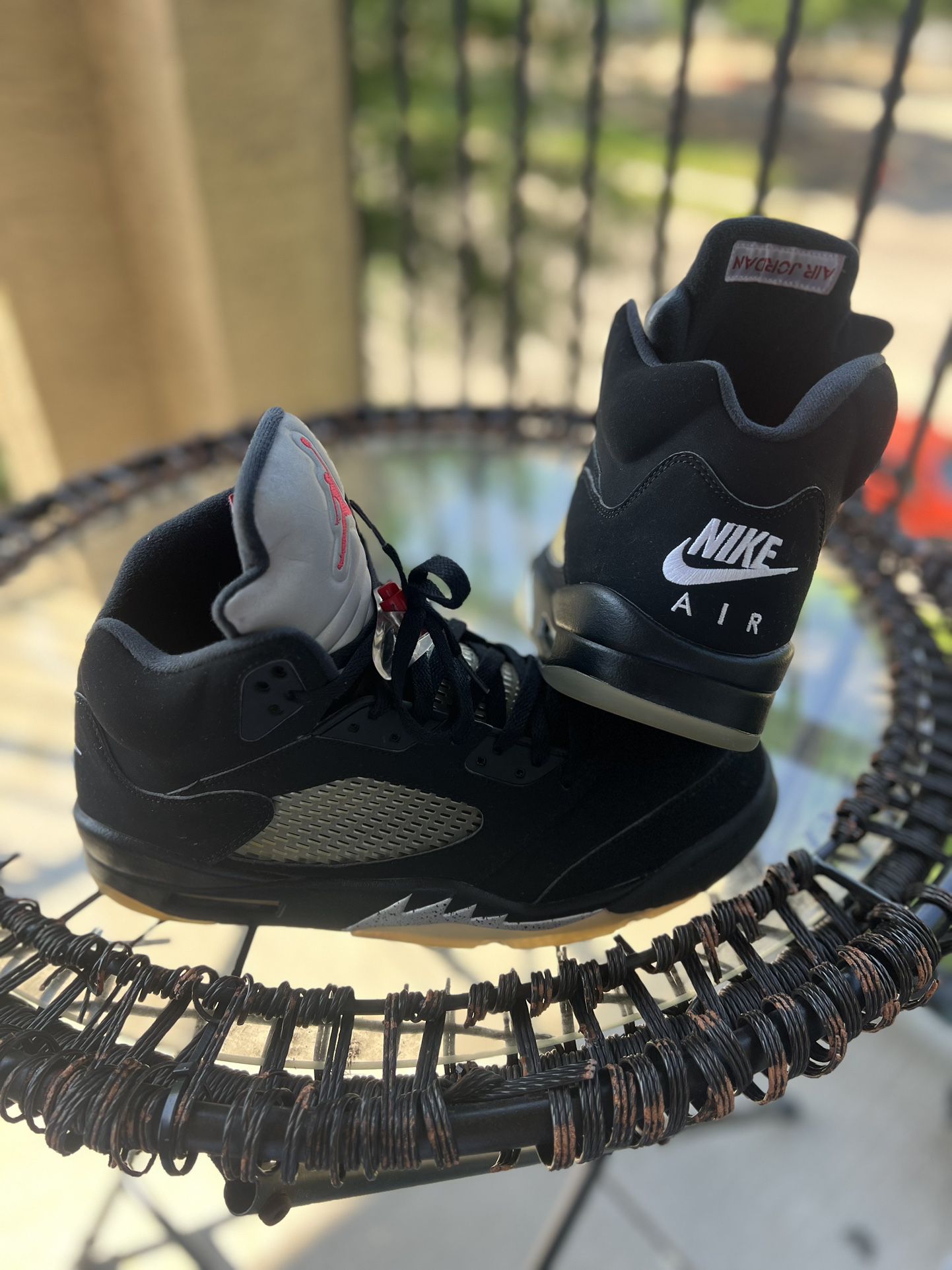 Nike Jordan5 Retro Black Metallic  Color Black 