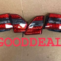 0t31 Fit 11-13 Toyota Corolla Jdm Red Led Taillight Light 