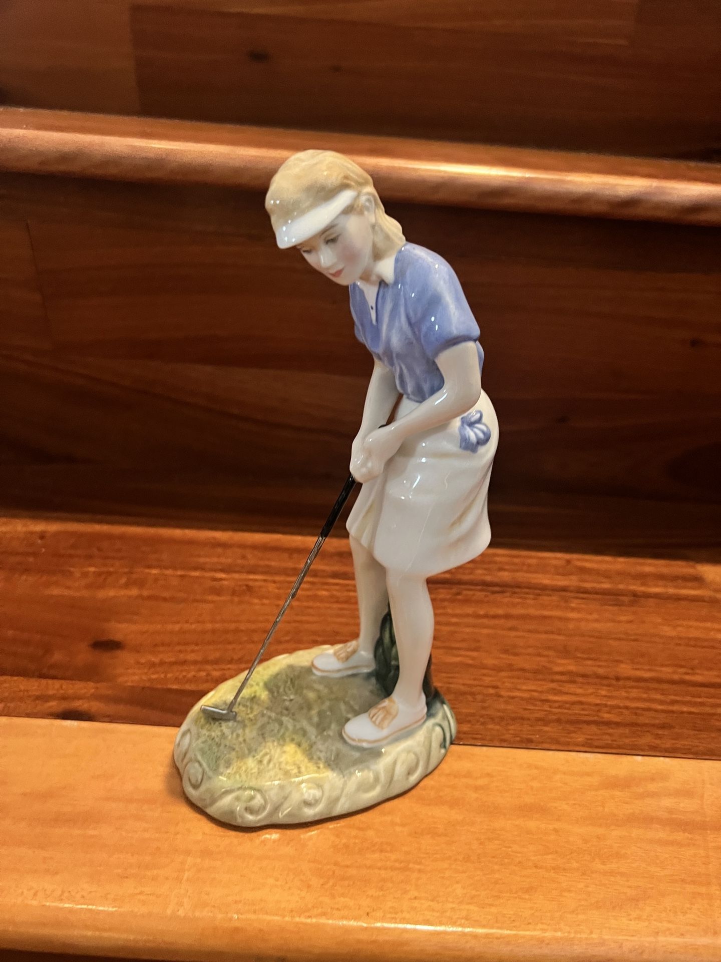 Royal Daulton fine China titled “ The Winning Putt”….